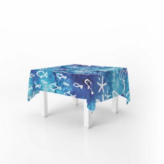 Deep Blue Sea Table Cover 140x140