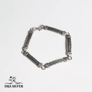 silver bracelet for both