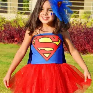 Super girl tutu dress