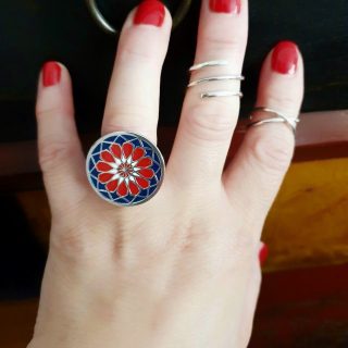 Round Mosaics Ring # 1