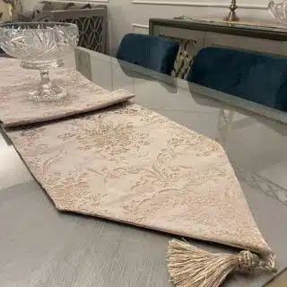 Golden floral Runner