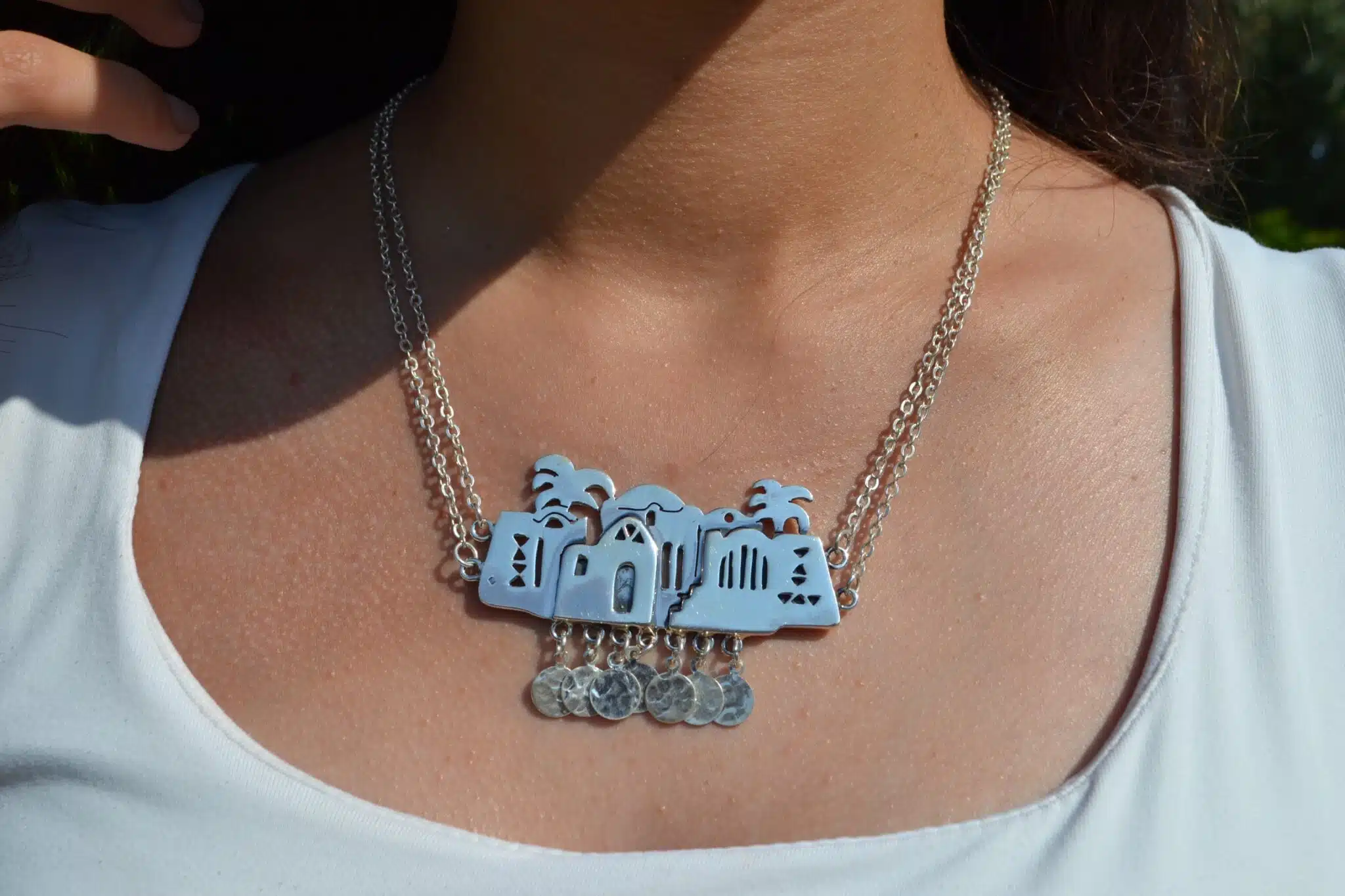 Nubian house Small necklace 1 Nubian house Small necklace