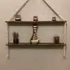 Macrame shelf