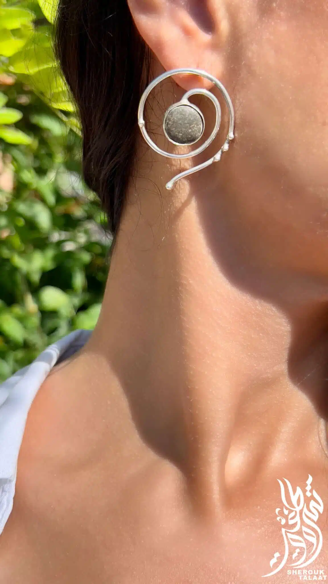 Handmade Sterling Silver Earrings (code 538) 1 Handmade Sterling Silver Earrings (code 538)