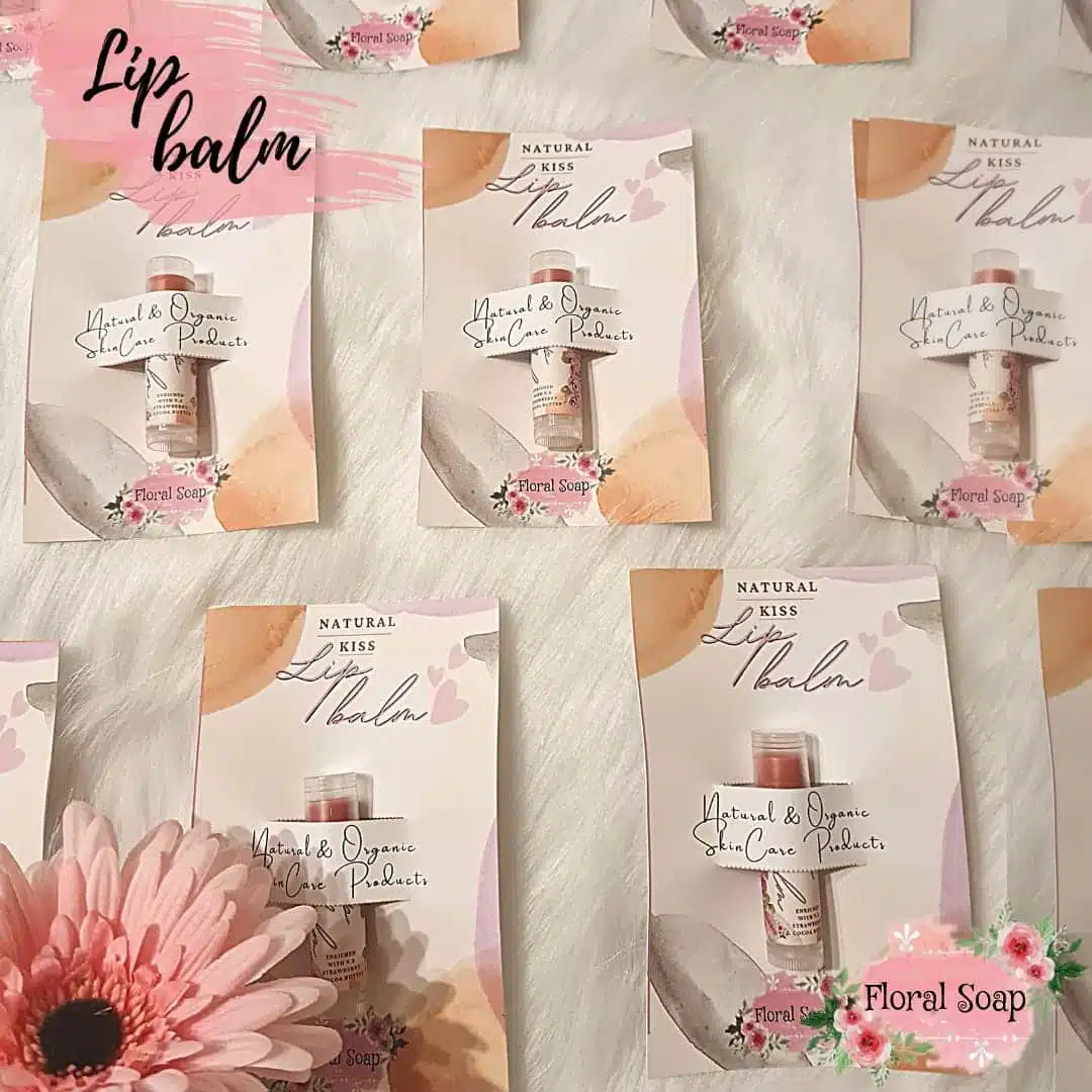 FLORAL LIP BALM 2 FLORAL LIP BALM2