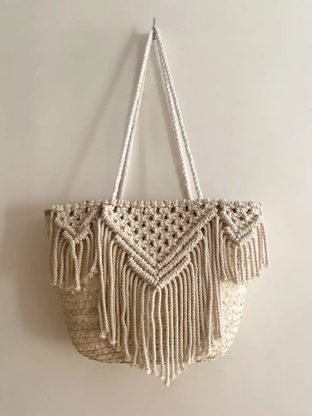 Summer straw bag |macrame sea bag 1 Summer straw bag |macrame sea bag
