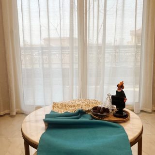 Calligraphy arts with linen plain