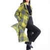Green Checkered Coat