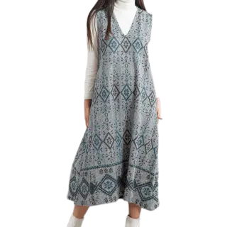 winter A line dress