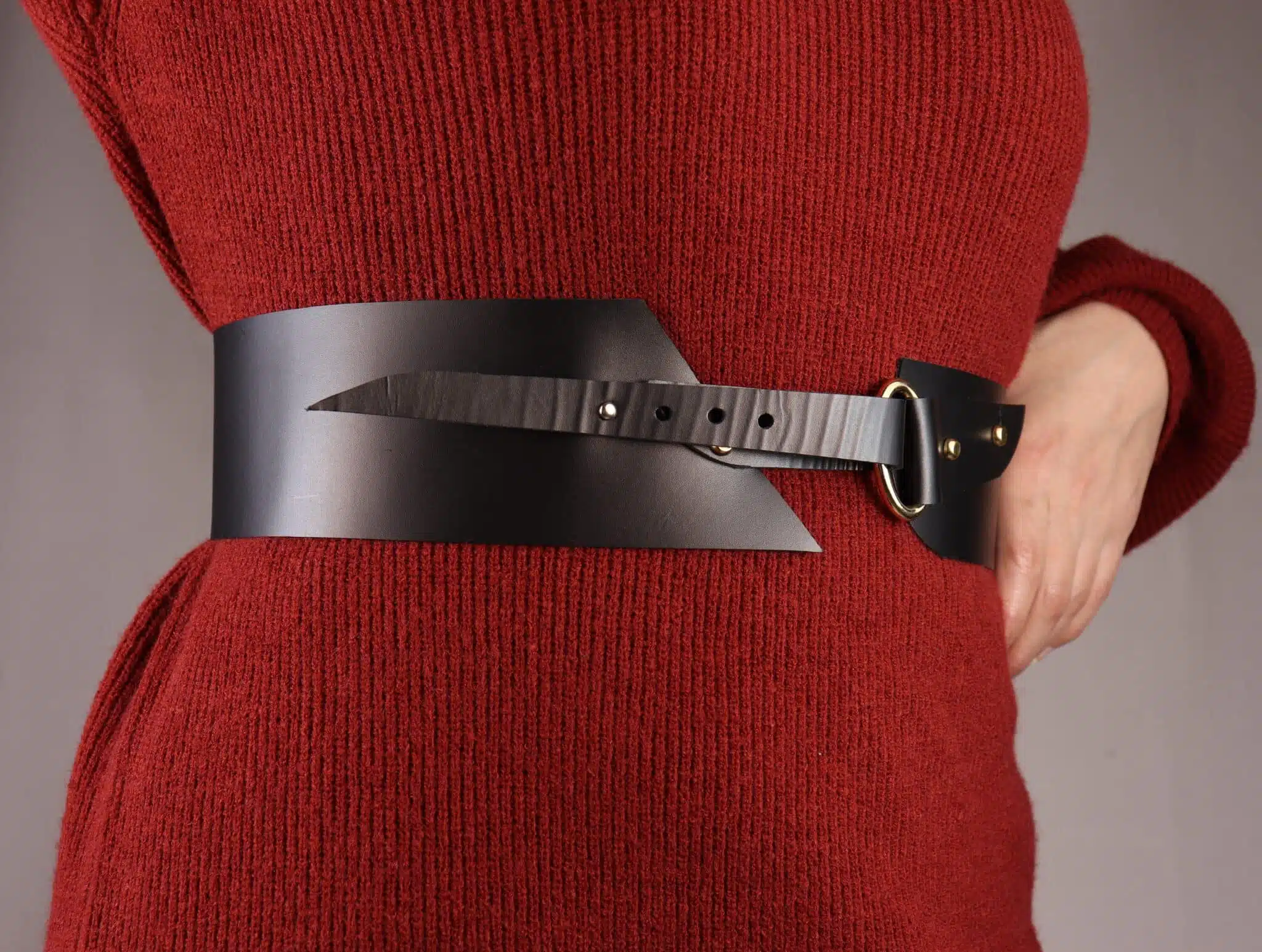 Genuine leather Wide belt 11 APQVE2674 scaled