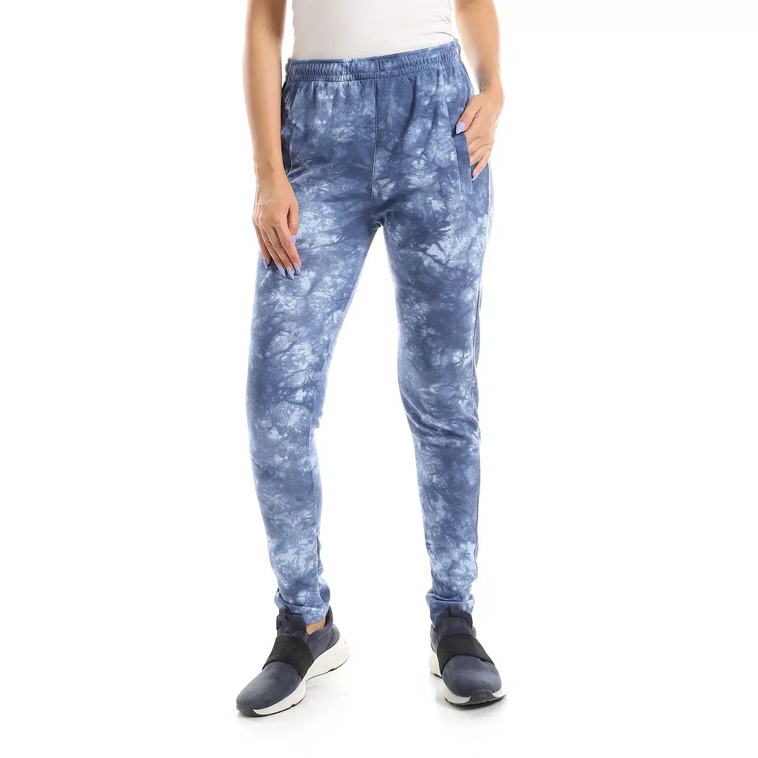 Blue White tie dye sweatpants 2 AZ 12 1