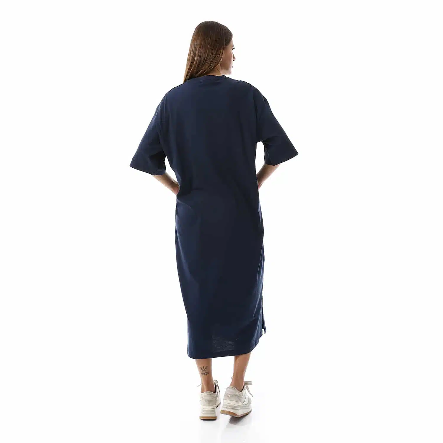 Navy Shirt dress short sleeves 3 AZ 13 08 W 5 3