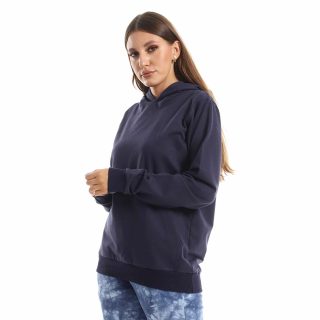 Navy Hoodie Sweatshirt