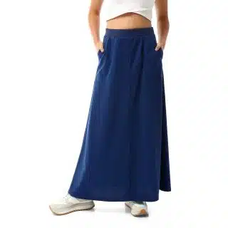 Navy sweat skirt