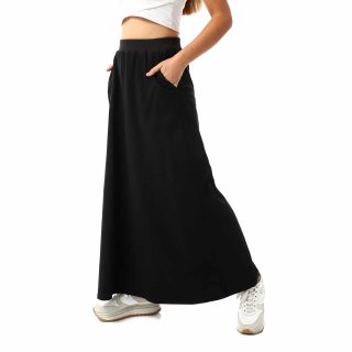 black sweat skirt