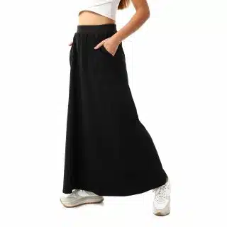 black sweat skirt