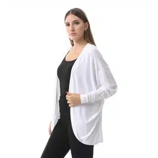 White Comfy Cardigan