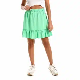 Apple green Mini skirt
