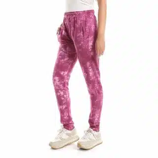 Purple White tie dye sweatpants