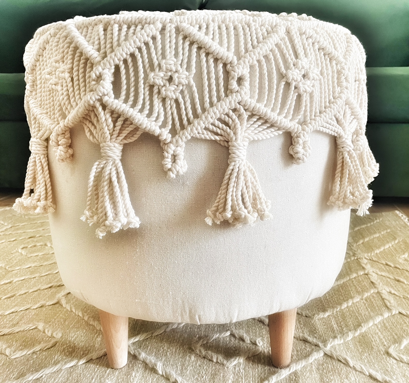 Loly Puff 1 Cotton Macrame puff