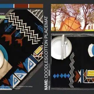 Doodles Cotton Placemat