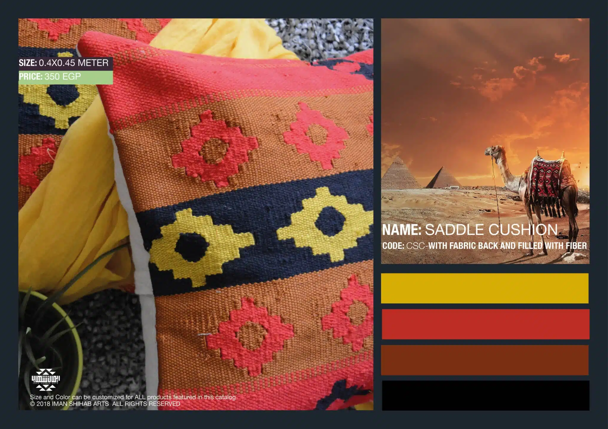 Saddle Cotton Kilim Cushions 4 Available54 scaled