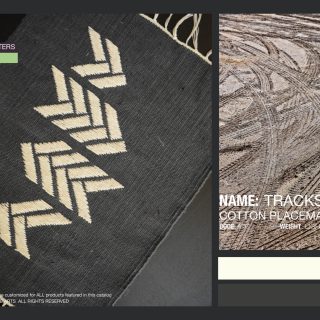 Tracks Cotton Placemat