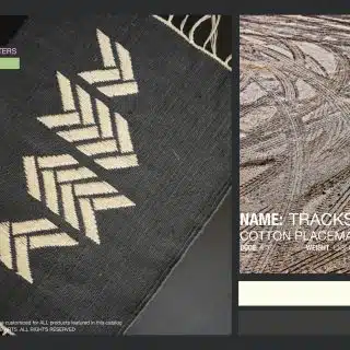 Tracks Cotton Placemat