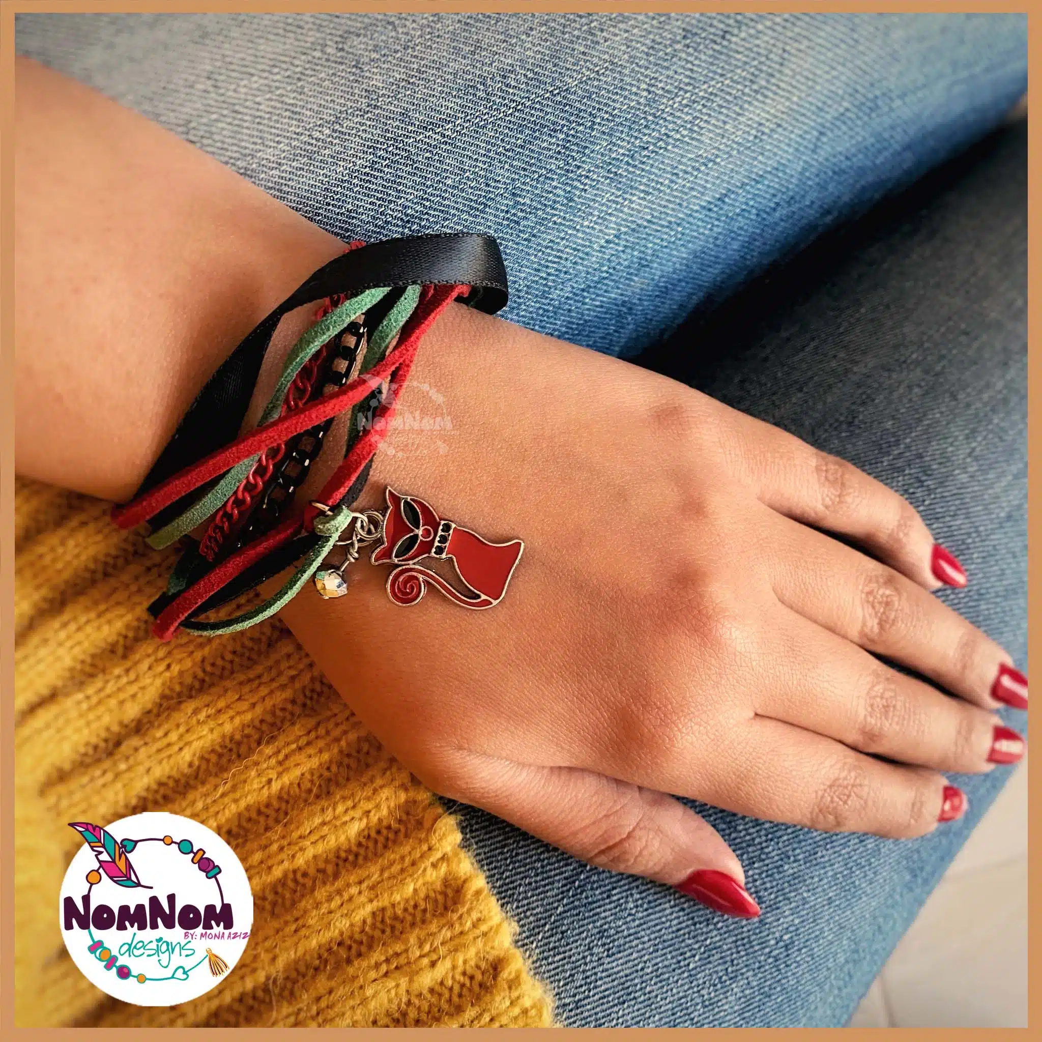 Handmade Cat lovers Bracelet 1 Handmade Cat lovers Bracelet