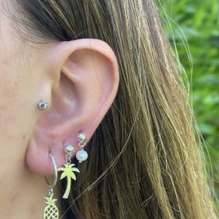 Summer Silver Earrings Set