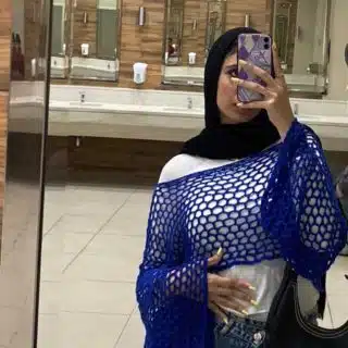 Crochet Summer crop Meshtop