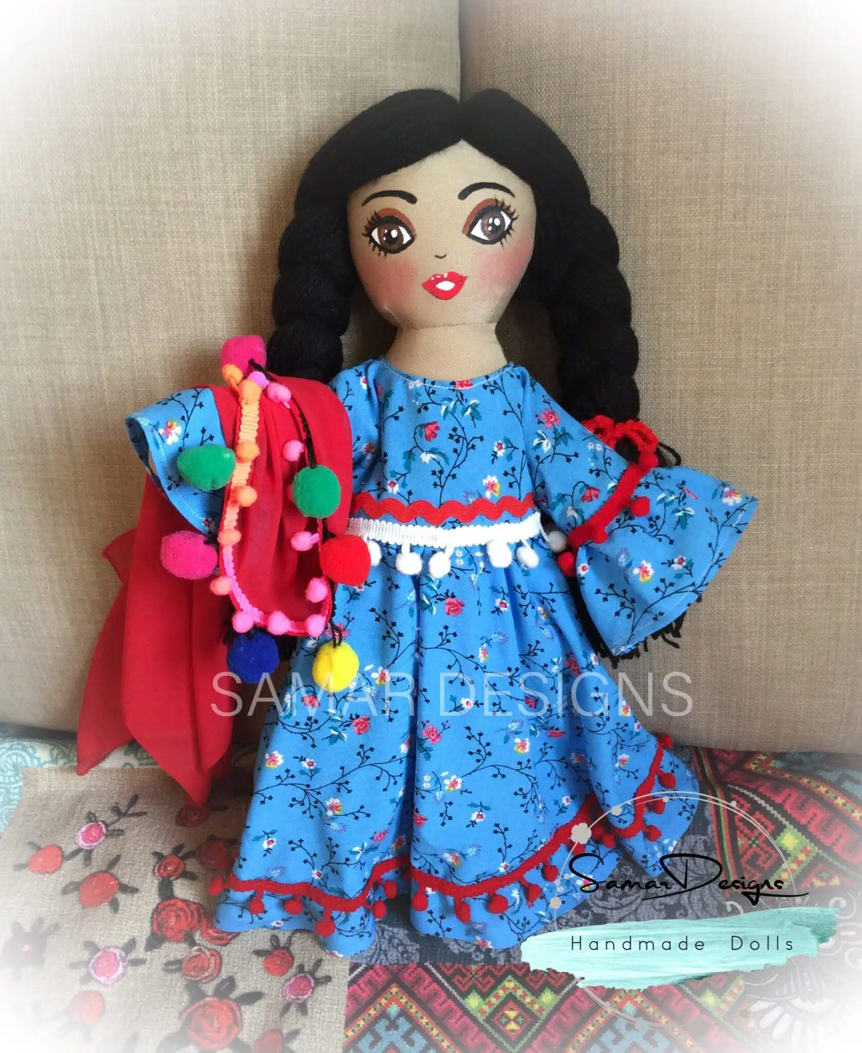 Egyptian folkloric Doll “Bahia” 4 B5A5362F A849 4212 A51A 37F944D854DB scaled