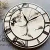 Marble wall clock