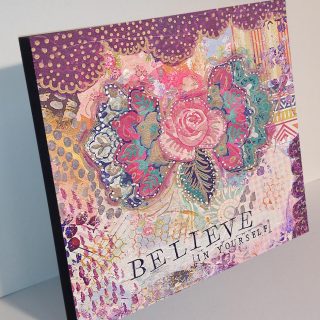 Believe wall art
