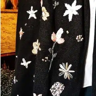 Black Bohemian Shawl