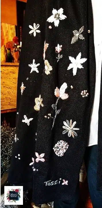 Black Bohemian Shawl 1 Black Bohemian Shawl