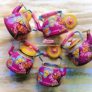 براد الشاي - Butterflies and Flowers teapot