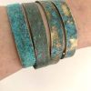 Blue rust unisex adjustable cuff