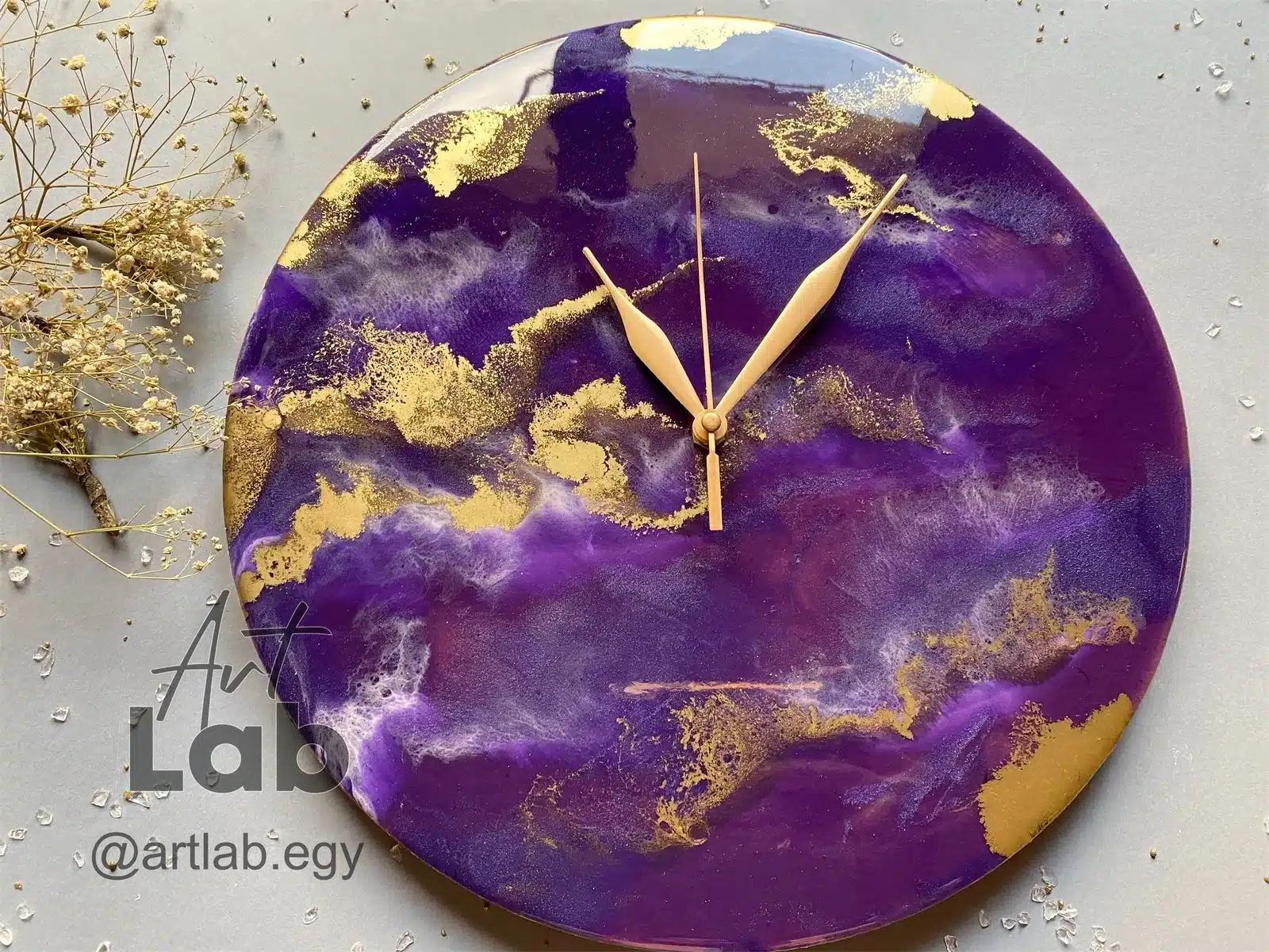 Galaxy wall clock 1 Galaxy wall clock