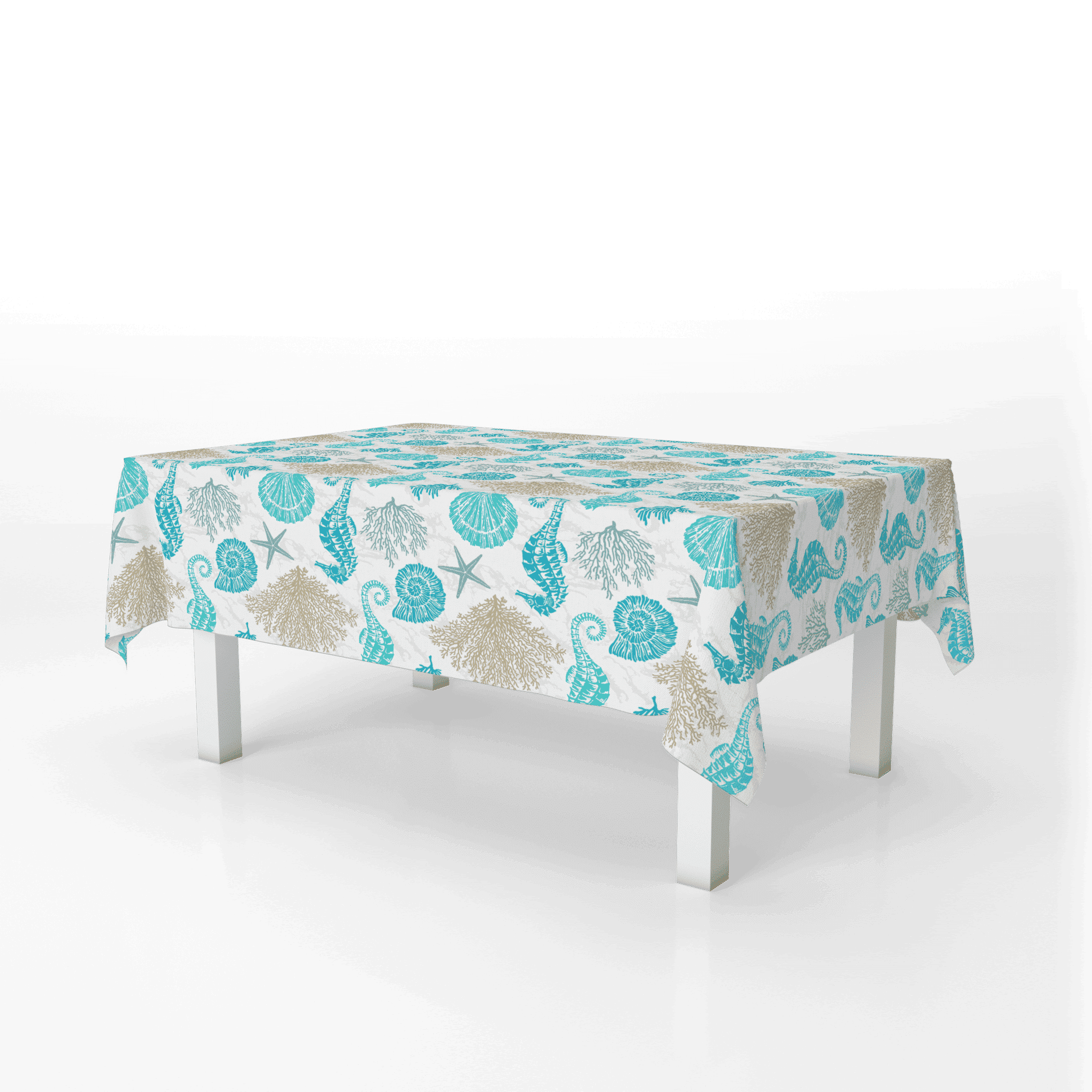 The Sea Creatures Table Cover 140x280 1 The Sea Creatures Table Cover 140x280