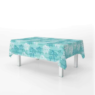 The Blue Corals Table cover 140x280