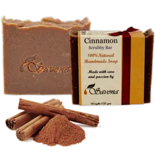 Cinnamon scrubby bar