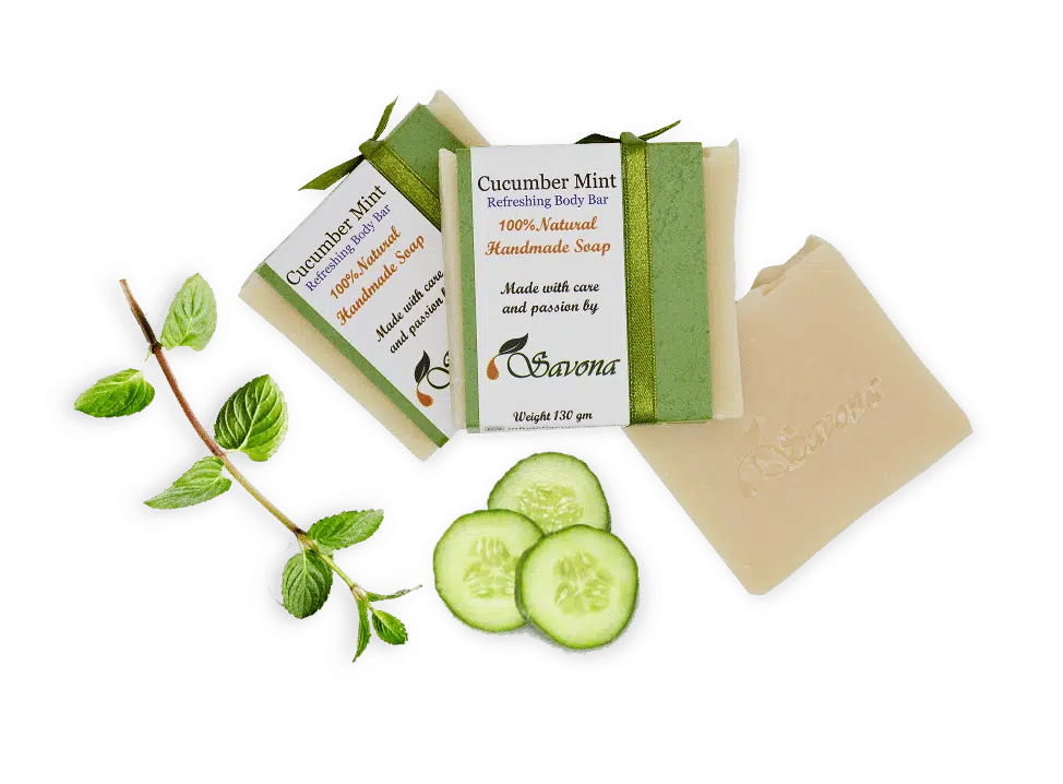 Cucumber Mint Soap Bar 1 Cucumber Mint Soap Bar