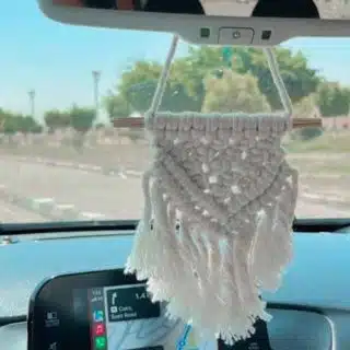 Car accessories macrame