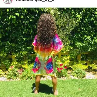 Tie dye cover up