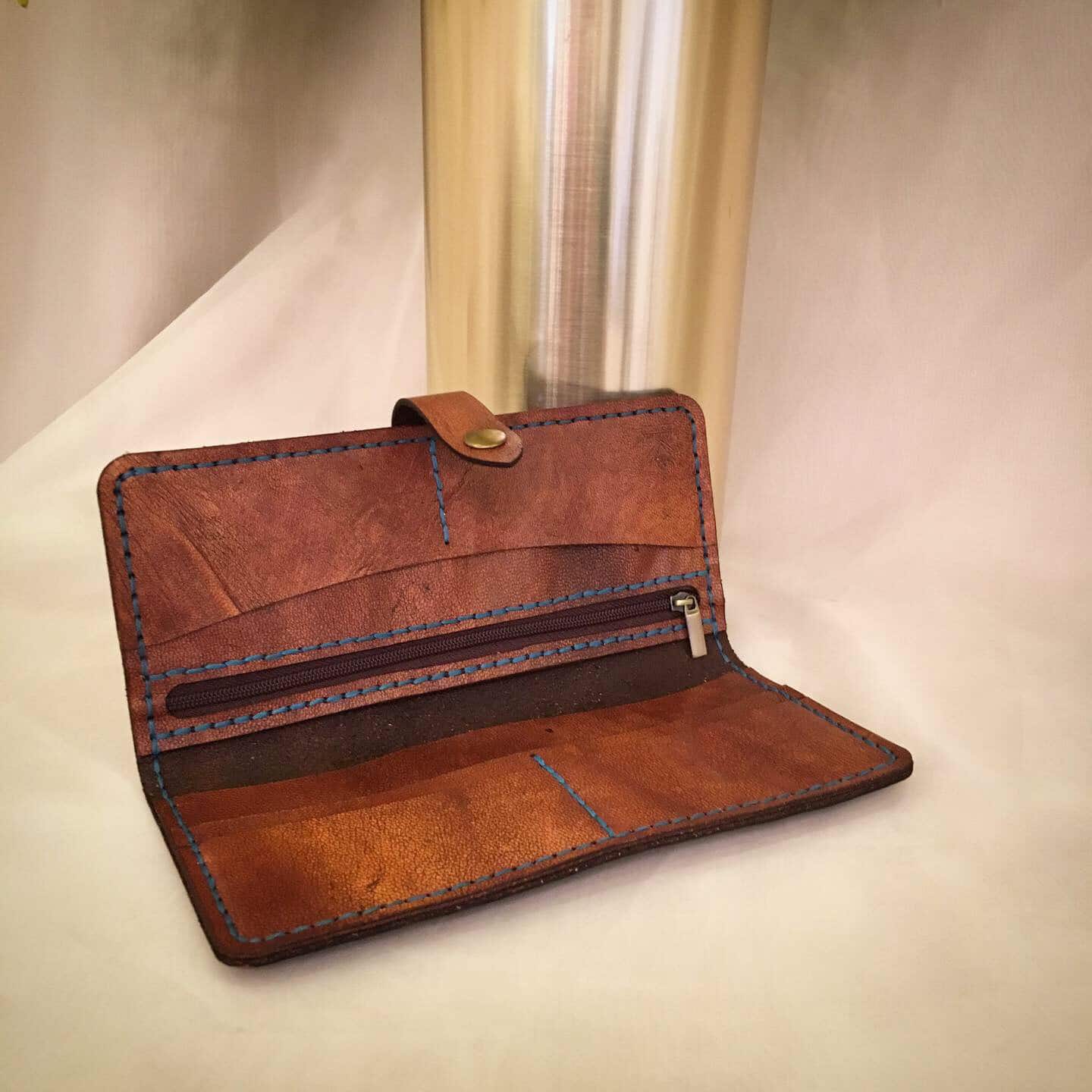 0201 Handmade Genuine leather wallet (Arabic typograph) 3 D6372FE8 A835 4033 AB09 E5BB6EEE9215