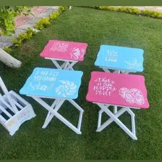 Summer Set of Foldable Tables