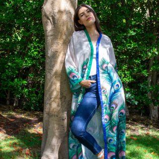 Peacock Kimono