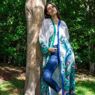 Peacock Kimono