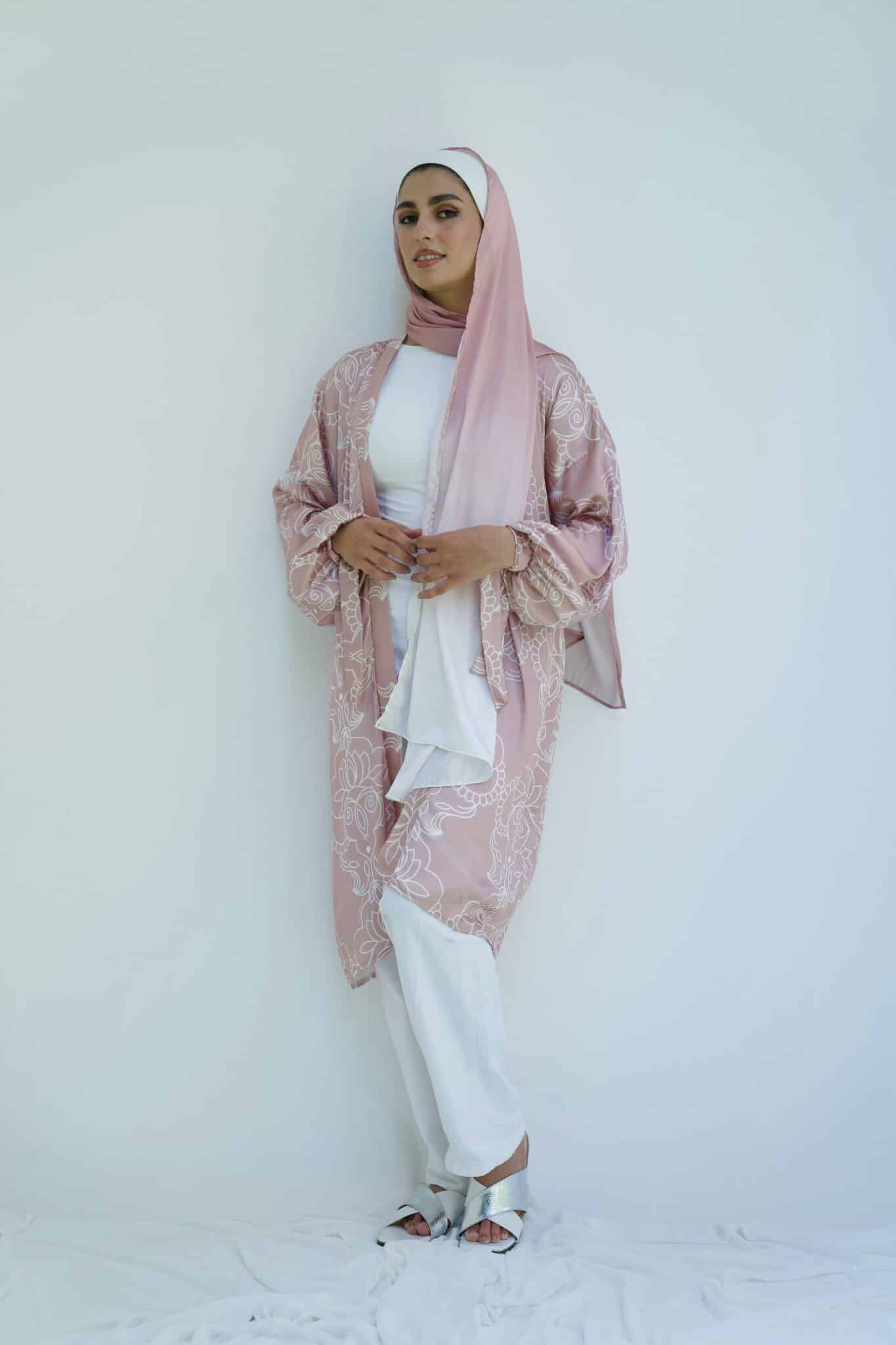 Flamingo satin kimono 4 DSC04533 scaled